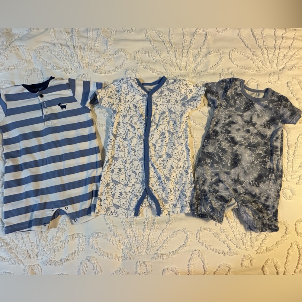 24m Boys  shorts romper